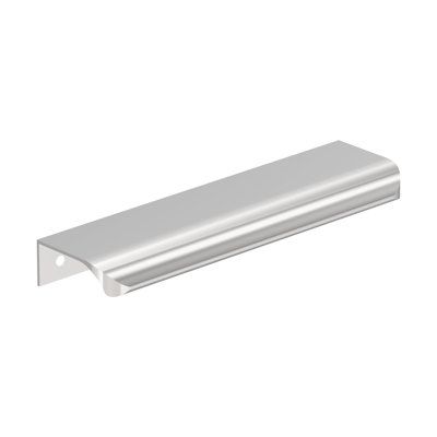 Poignée de meuble en chrome poli 6 po (152 mm) Streamline Tab - paquet de 25