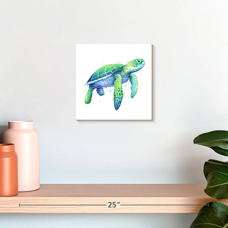 Crowle Sea Turtles, 10" H x 10" W