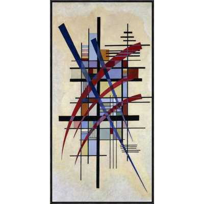 " Zeichen Mit Begleitung " by Wassily Kandinsky