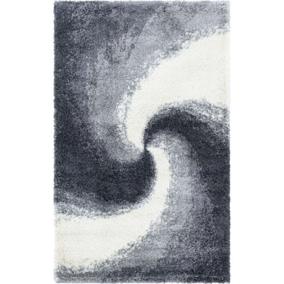 Tapis abstrait kaki 