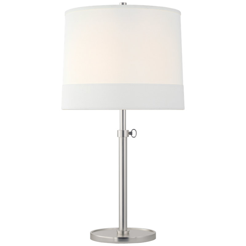 Simple Table Lamp, Soft Silver