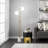 Ranee 63'' Metal/Marble Tree Floor Lamp