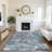 Premium Machine Washable Stallings AMF1839 Abstract Rug-1516138299