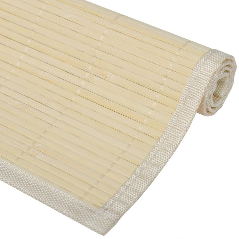 Napperon en bambou antidérapant 11,8 x 17,7 po vidaXL, Naturel