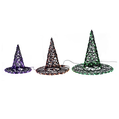  Halloween LED Witch Hat Halloween Decor