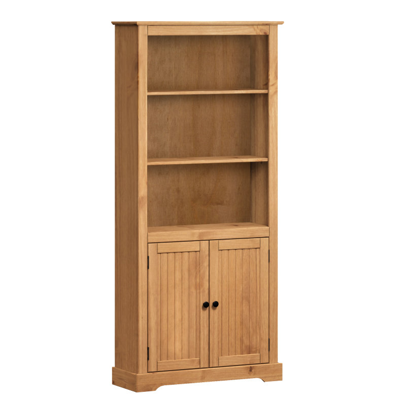 Childersburg 180cm H x 82cm W Solid Wood Bookcase
