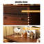 Commode d'appoint en bois massif brun standard