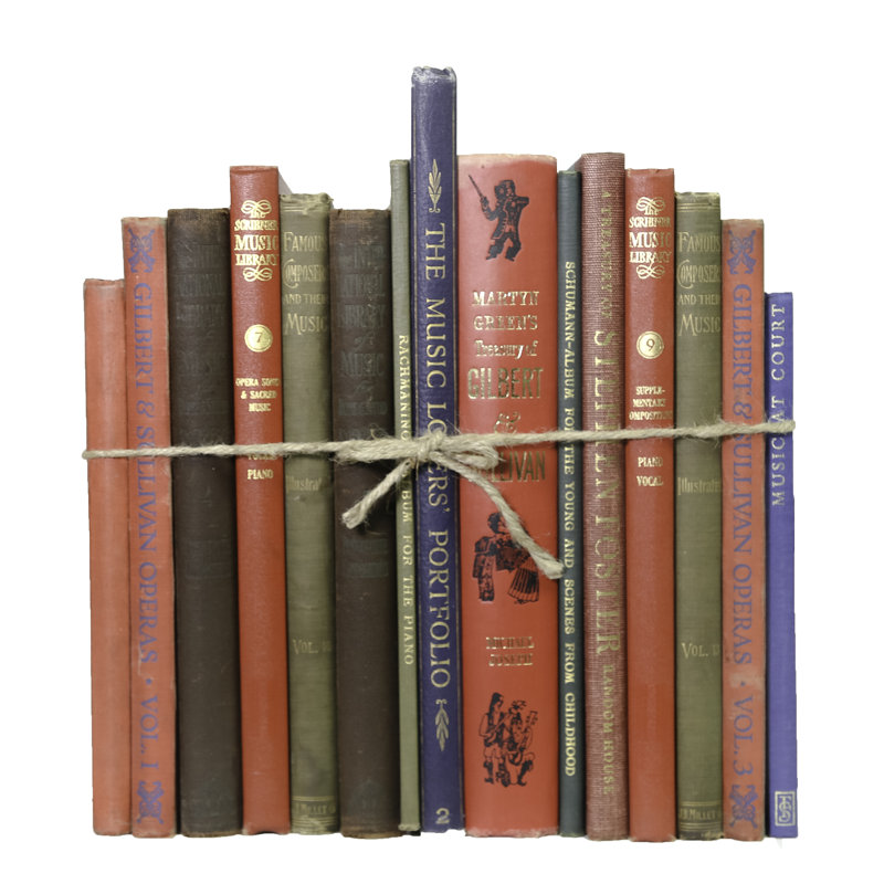 Livres décoratifs - Ensemble de livres rétro surdimensionnés - 1 pied de livres
