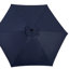 Parasol de table d'extérieur 9 pi avec parasol à bouton-poussoir et manivelle, parasol de marché 6 côtes robustes, terrasse, cour, piscine (base non incluse) (parasol de patio)-1683562562