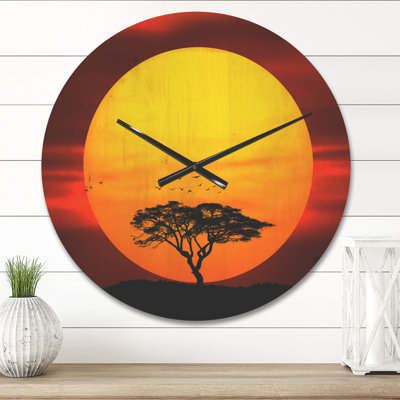 Solid Wood Wall Clock