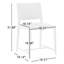 Chaise d'appoint en bois massif Morrow-1669466201