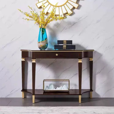 American-style minimalist luxury entrance table