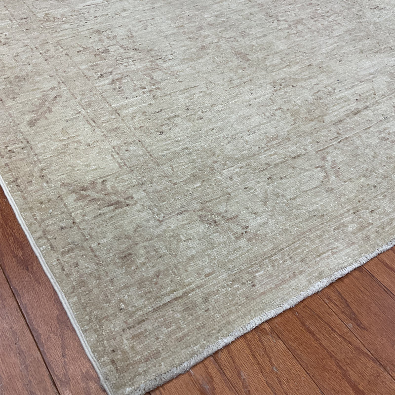  Tapis en laine Oushak fait à la main surteint