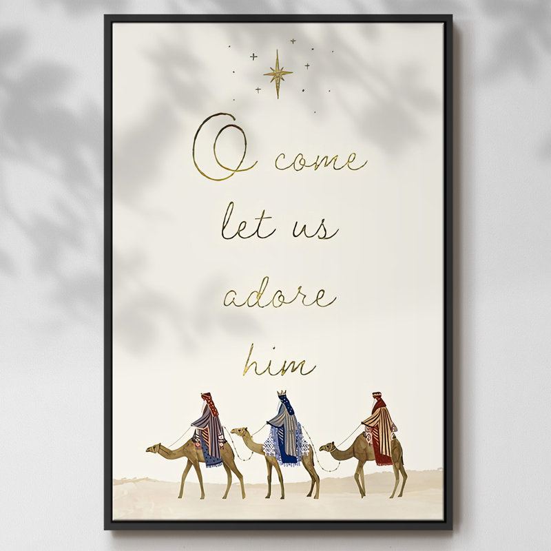 Collection Away In A Manger B, Noir, H 25 po x l 17 po x P 1,5 po