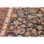 Hand Knotted Wool Area Rug in Navy And Wine