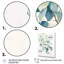 Vert, blanc, minimalisme, eucalyptus Essence III-617452870-617452866