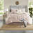 Elegant 7 Piece Polyester Cal King Bedding Sets, Tufted Modern Home