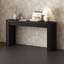 Console d'entrée de style campagne moderne à deux tiroirs cachés 58,2 po Floret-1614436244