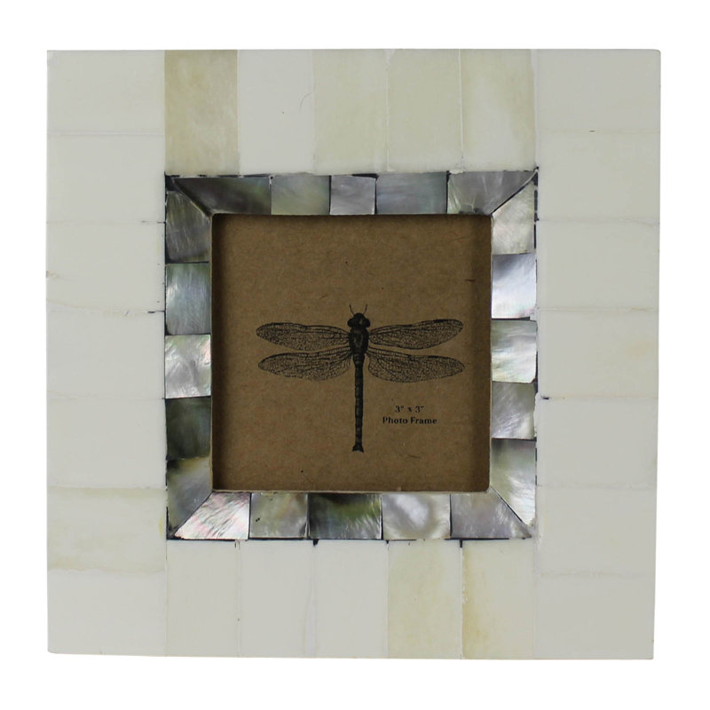 Cadre os et nacre - 3 x 3