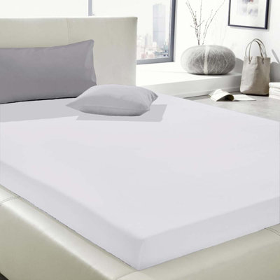 Cotton Blend Jersey Knit Fitted Sheet