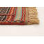 Tapis rouge / jaune en laine fabriqué à la main Kilim