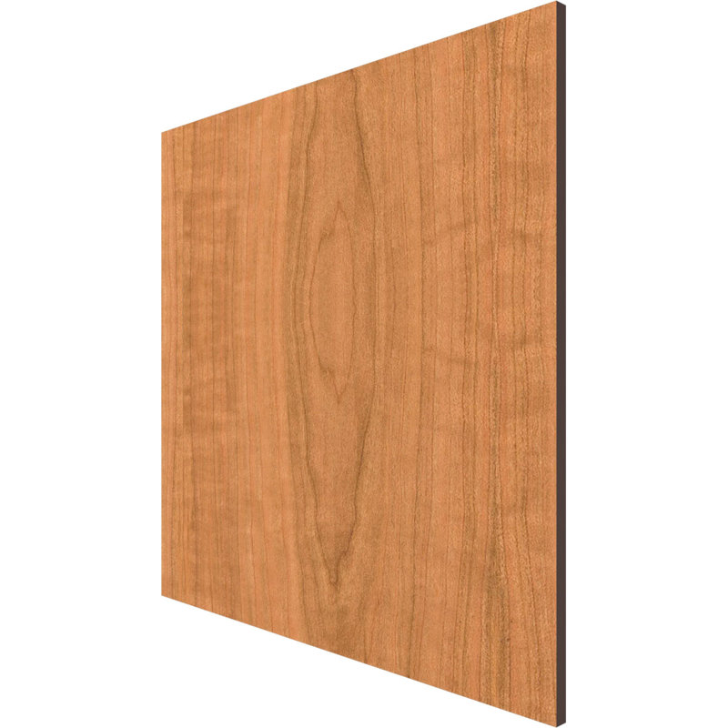 Planche de loisir en bois, Cerisier, H 15,75 po x l 15,75 po x P 0,38 po