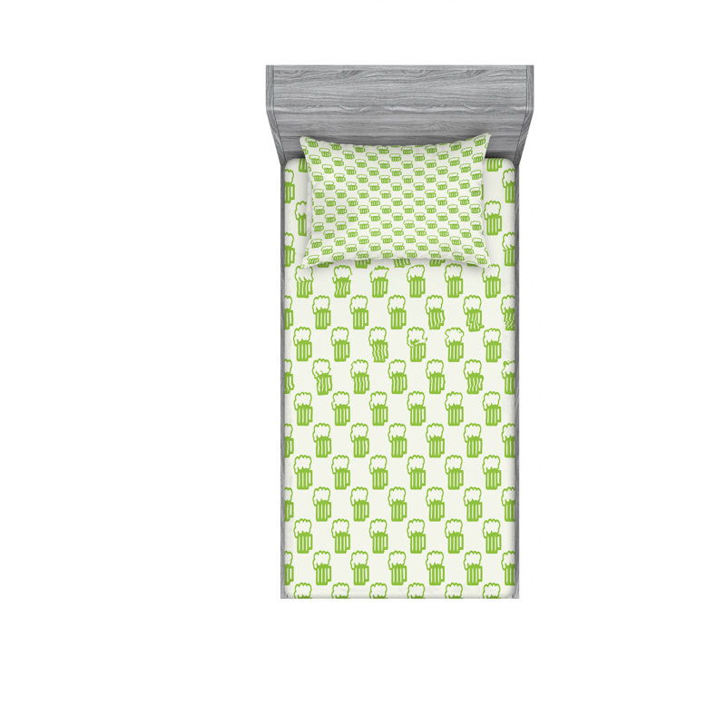 Ensemble de draps Holiday, Ensemble de draps pour lit simple TG avec drap-hou