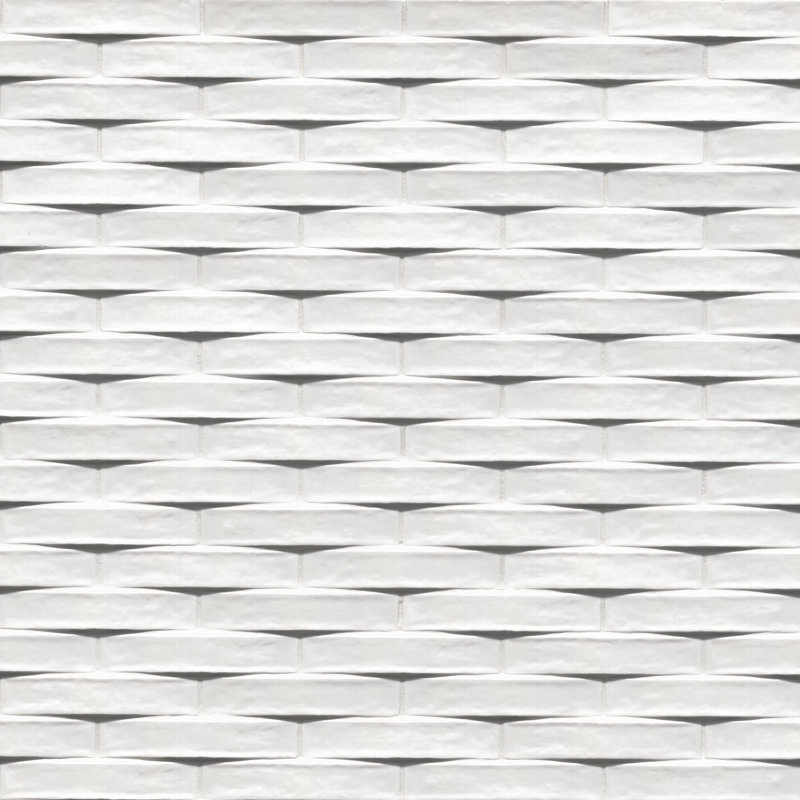 Crescentia 2 in. x 10 in. Glossy Ceramic 3D Wall Tile, Alpine Glow