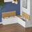 L-Shaped Shoe Bench  Corner Breakfast Nook Bench With Storage Space For Entryway