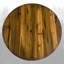 Anakie Walnut Round Solid Wood Dining Table
