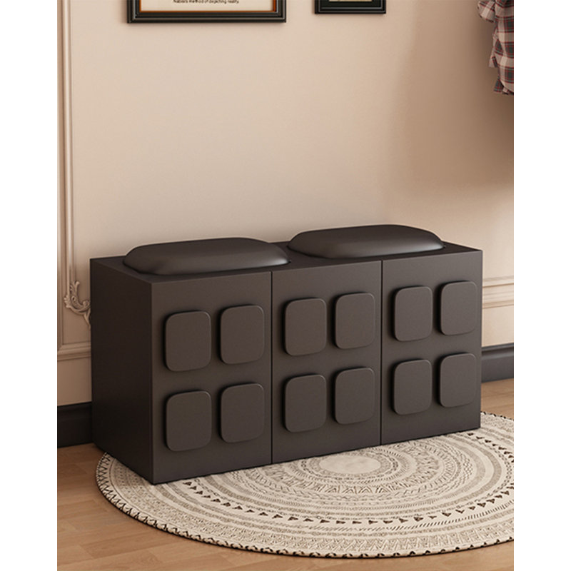 French Fashion Upholstered Shoe Storage Bench