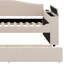 Lit de jour simple tapissier avec accoudoirs de rangement, couchette et système audio Bluetooth Batemans-1460889258