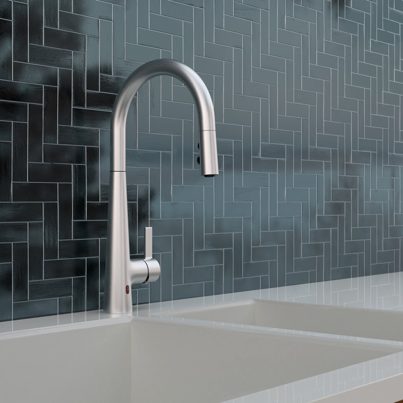 Keeney Belanger Pull Down Touchless Kitchen Faucet, Stainless Steel