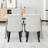 Tufted Upholstered Beige Dining  Chair -1156578419