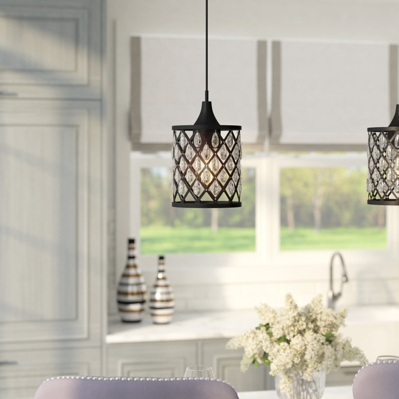 Leavitt 1 - Light Matte Black Lantern Pendant