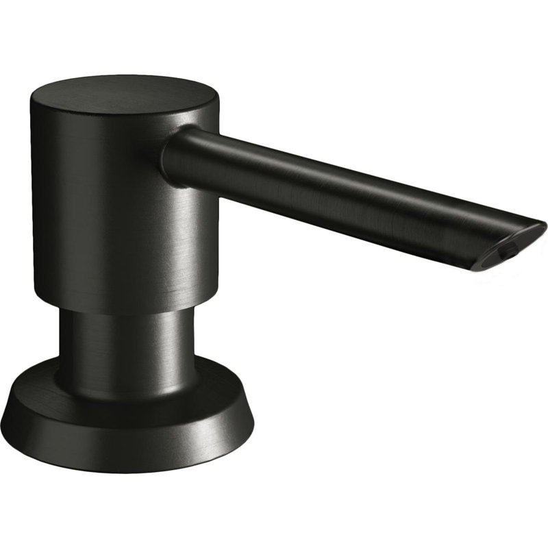 Distributeur de savon, Noir métallique