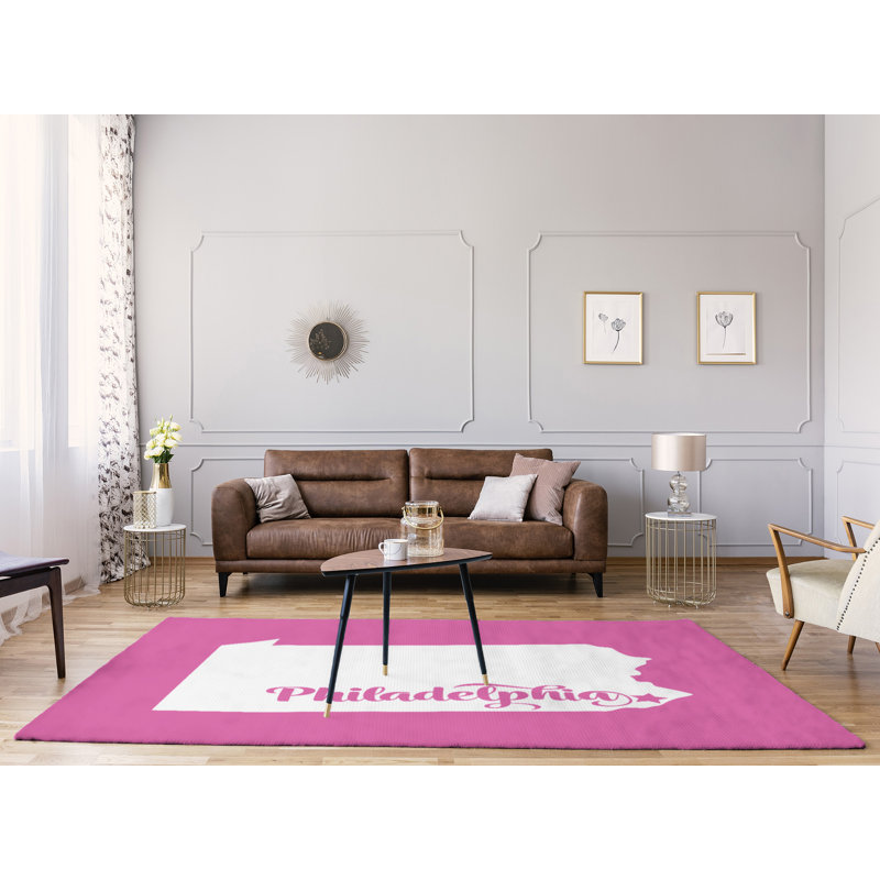 Tapis en poly-chenille philadelphia pennsylvanie, Rectangle 8 pi x 10 pi