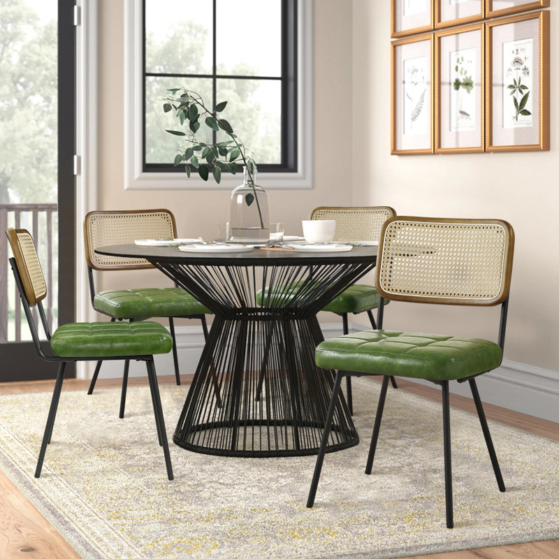 Bowens Upholstered Dining Chair, Green