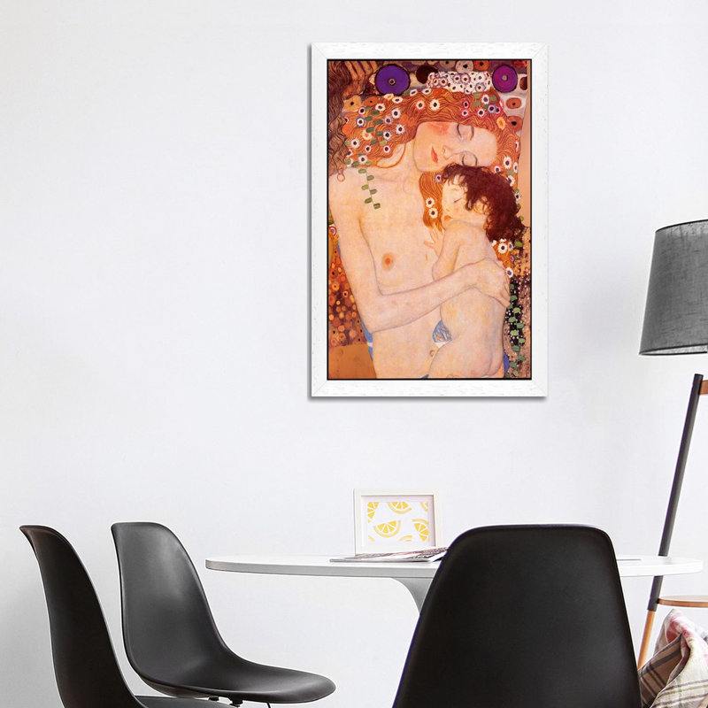 1 Piece Painting on Canvas, 66.04 cm H x 45.72 cm W, White Framed