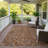 Machine Washable Indoor/Outdoor Chantille ACN2474 Abstract Rug-616710155-616710159