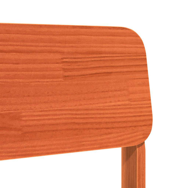 Garden Chair 60X52.5X72 Cm Wood Pine, Wax Brown