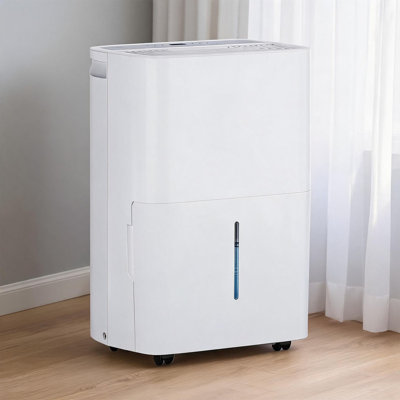 Déshumidificateur 22 pintes pour grandes pièces et sous-sols, couvre 3 000 pieds carrés, avec filtre réutilisable et roulettes Easy-Roll