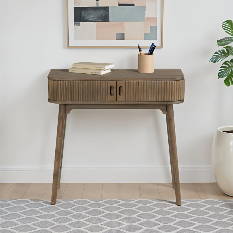 Leighana Solid Wood Writing Desk