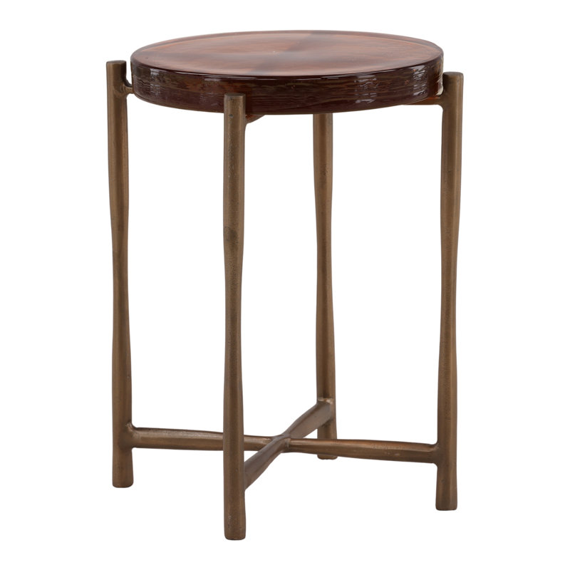 Jovanna Side Table Rust