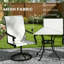 Ensemble de 2 chaises d'extérieur, chaises pivotantes-2039533456
