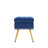 Velvet Storage Ottoman Bench Modern Bedroom End of Bed Bench with Gold Legs-237618289-237985590