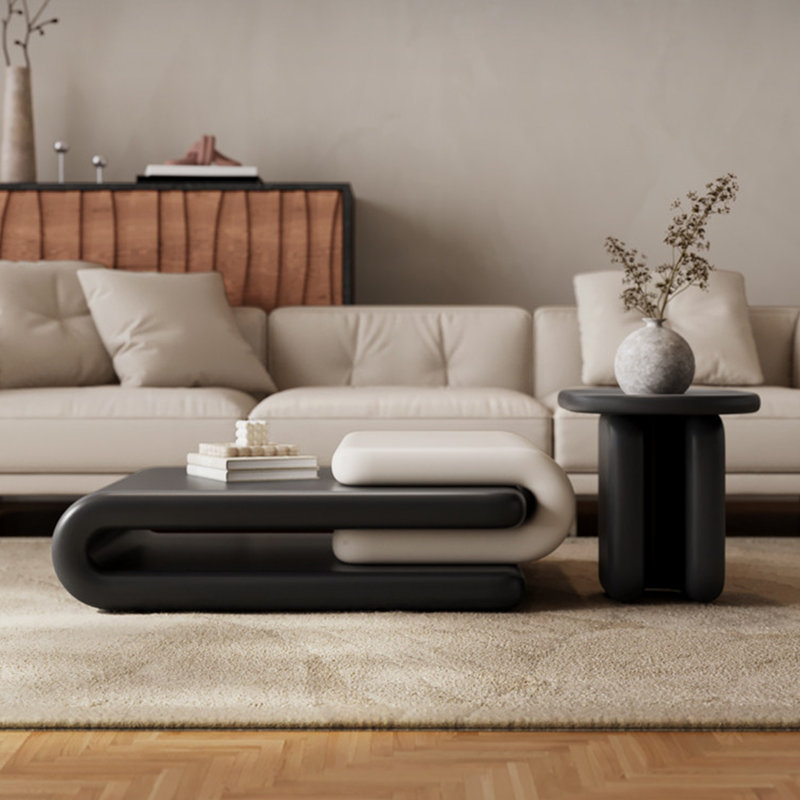 Table basse en bois de style nordique