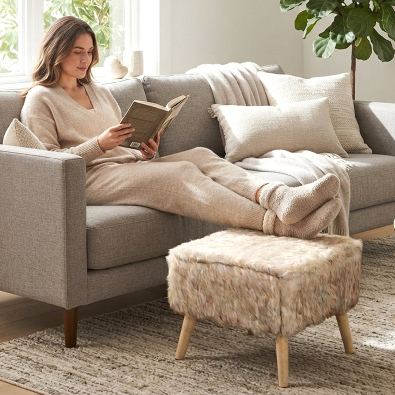 Melton Upholstered Ottoman