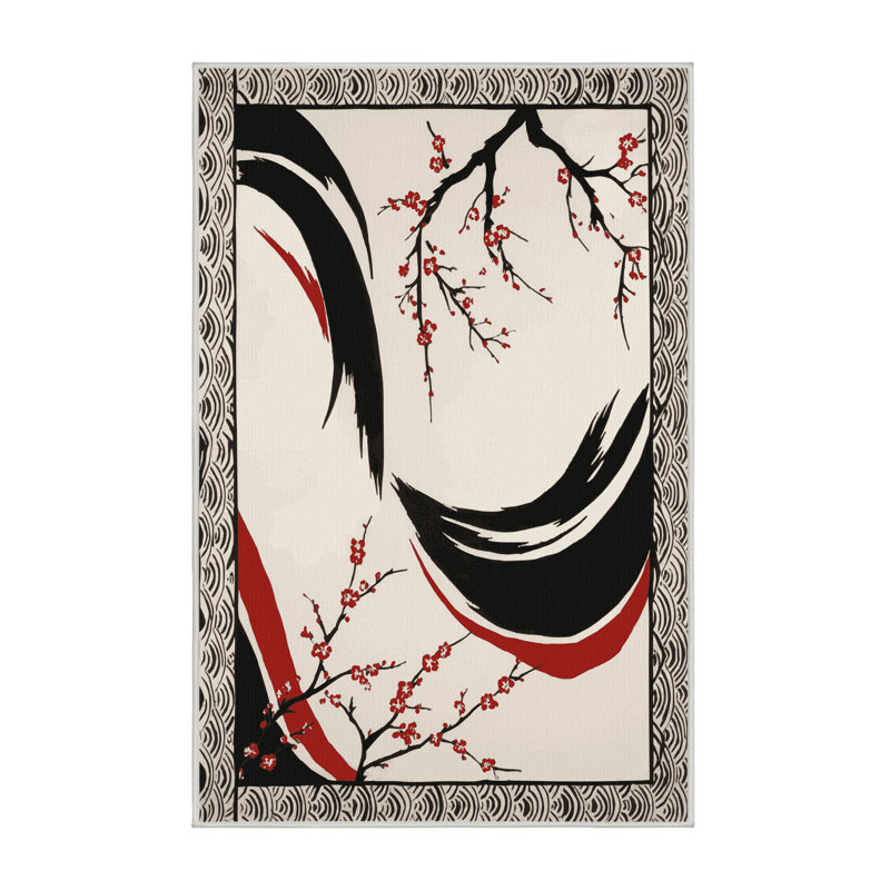Petal Harmony Rug, Rectangle 2' x 3'