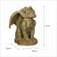 Statues de jardin | 16,1 po Gargouille gothique | Décor intérieur de jardin extérieur | Jaune moutarde | Ciment béton